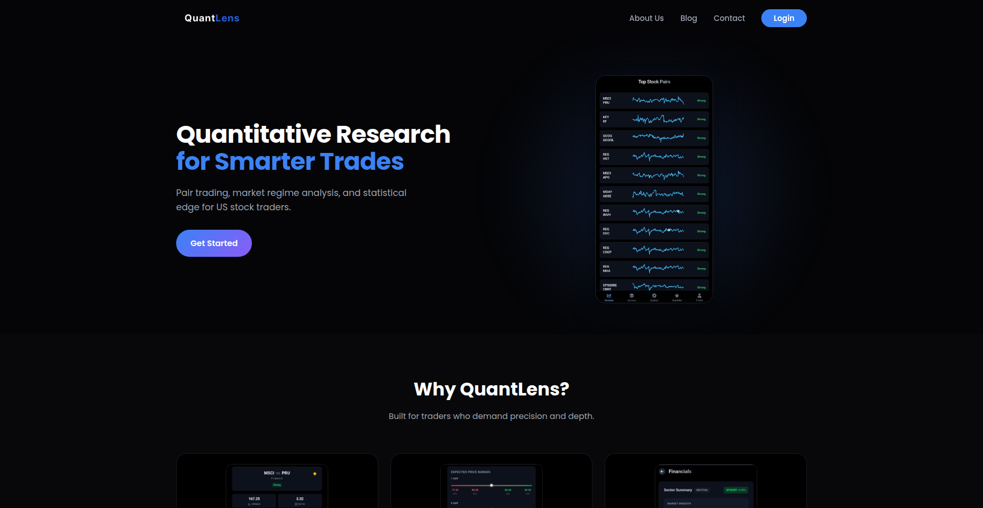 QuantLens: 量化交易洞察引擎