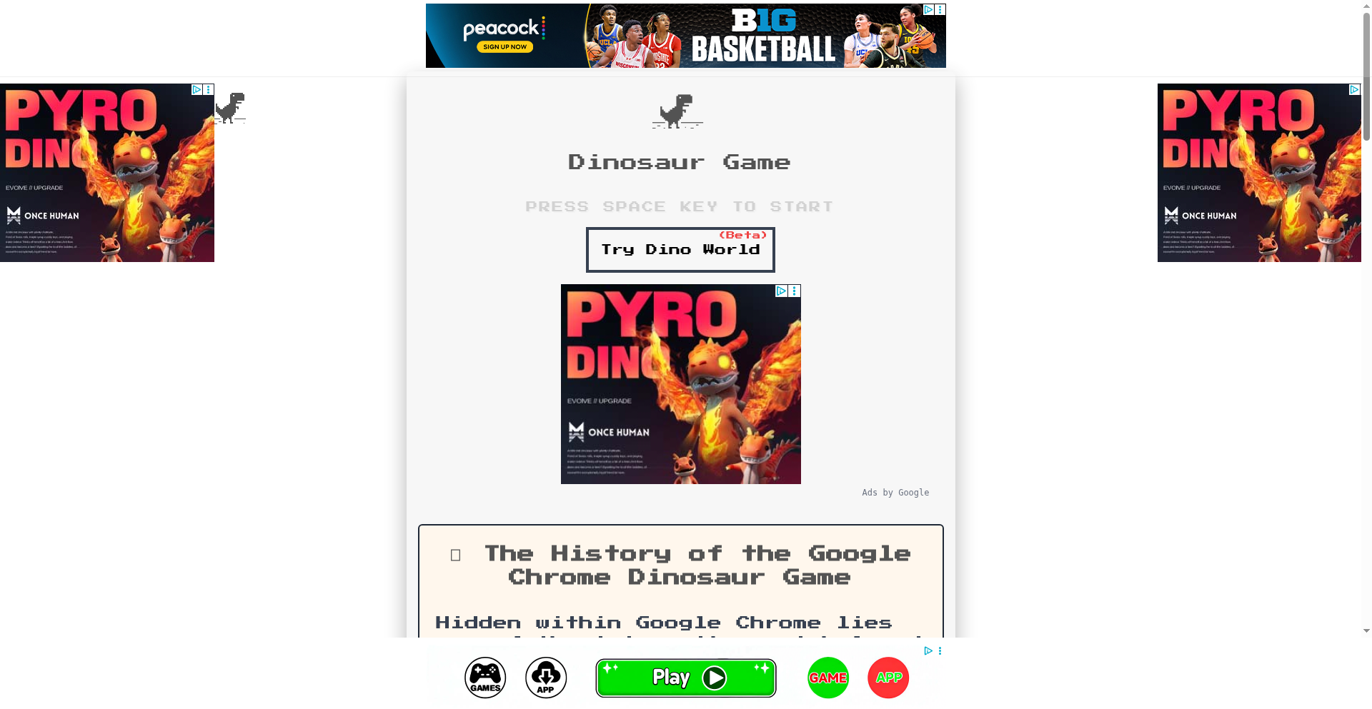 DinoRun Collectibles