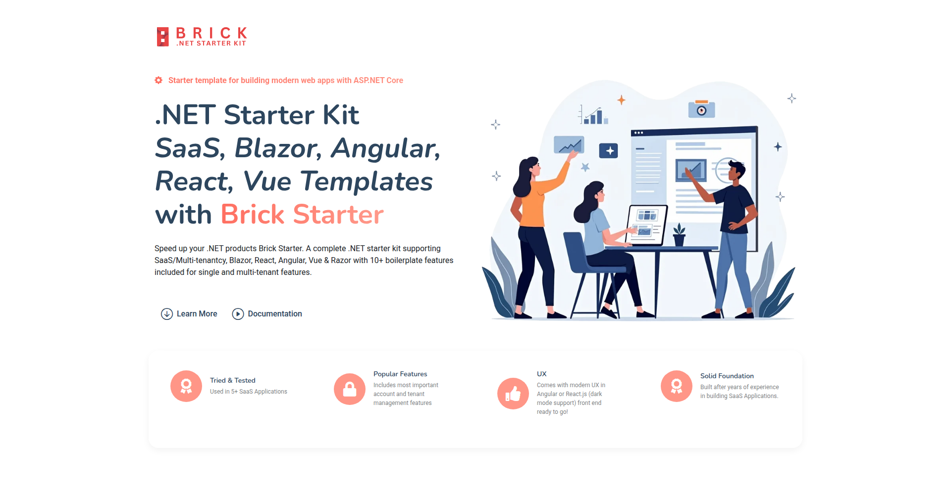 Brick Starter: .NET 敏捷 SaaS 快速启动器