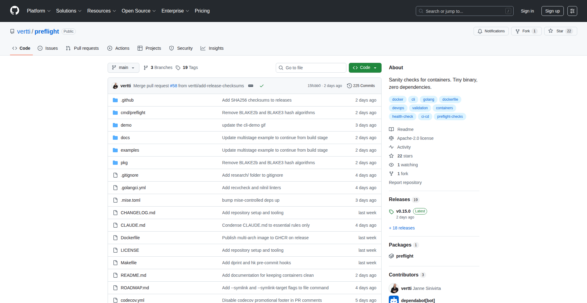 Preflight:Dockerfile容器部署前的“体检官”