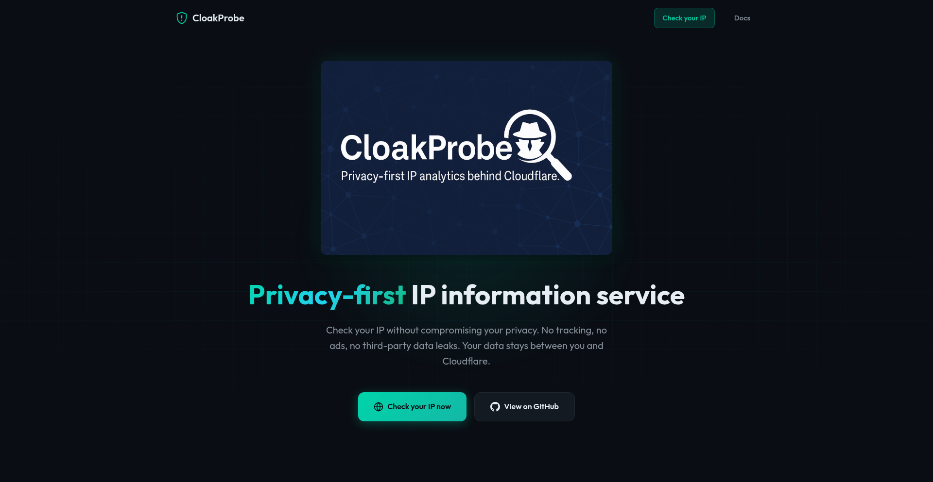 CloakProbe: 隐私至上的IP信息聚合器