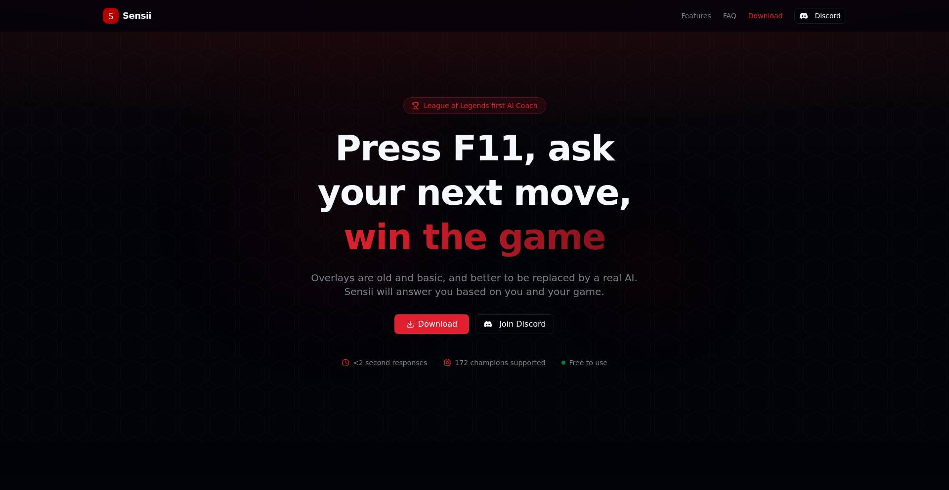 Sensii - 英雄联盟AI战术教练