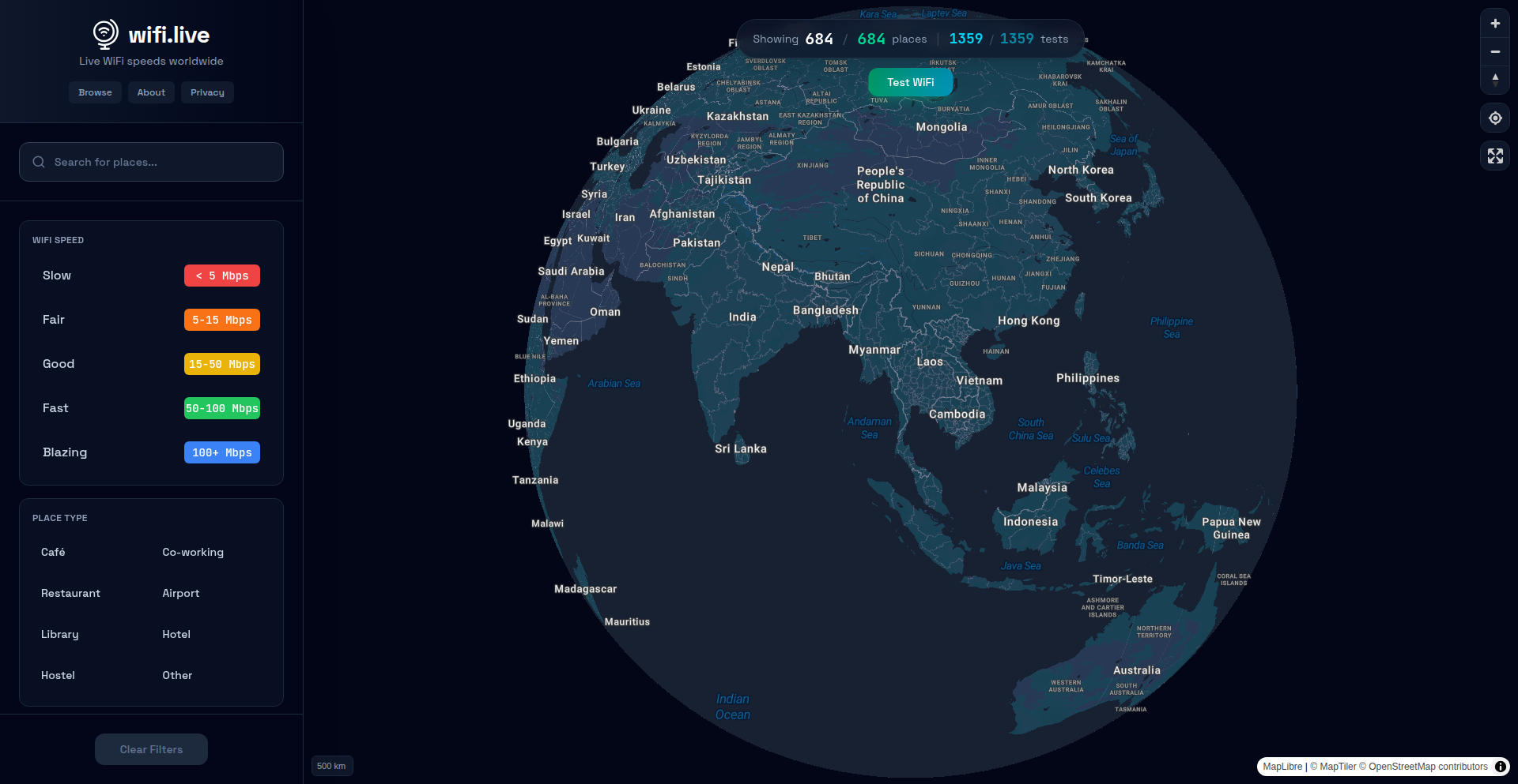 WiFi洞察者:全球众包WiFi速度地图