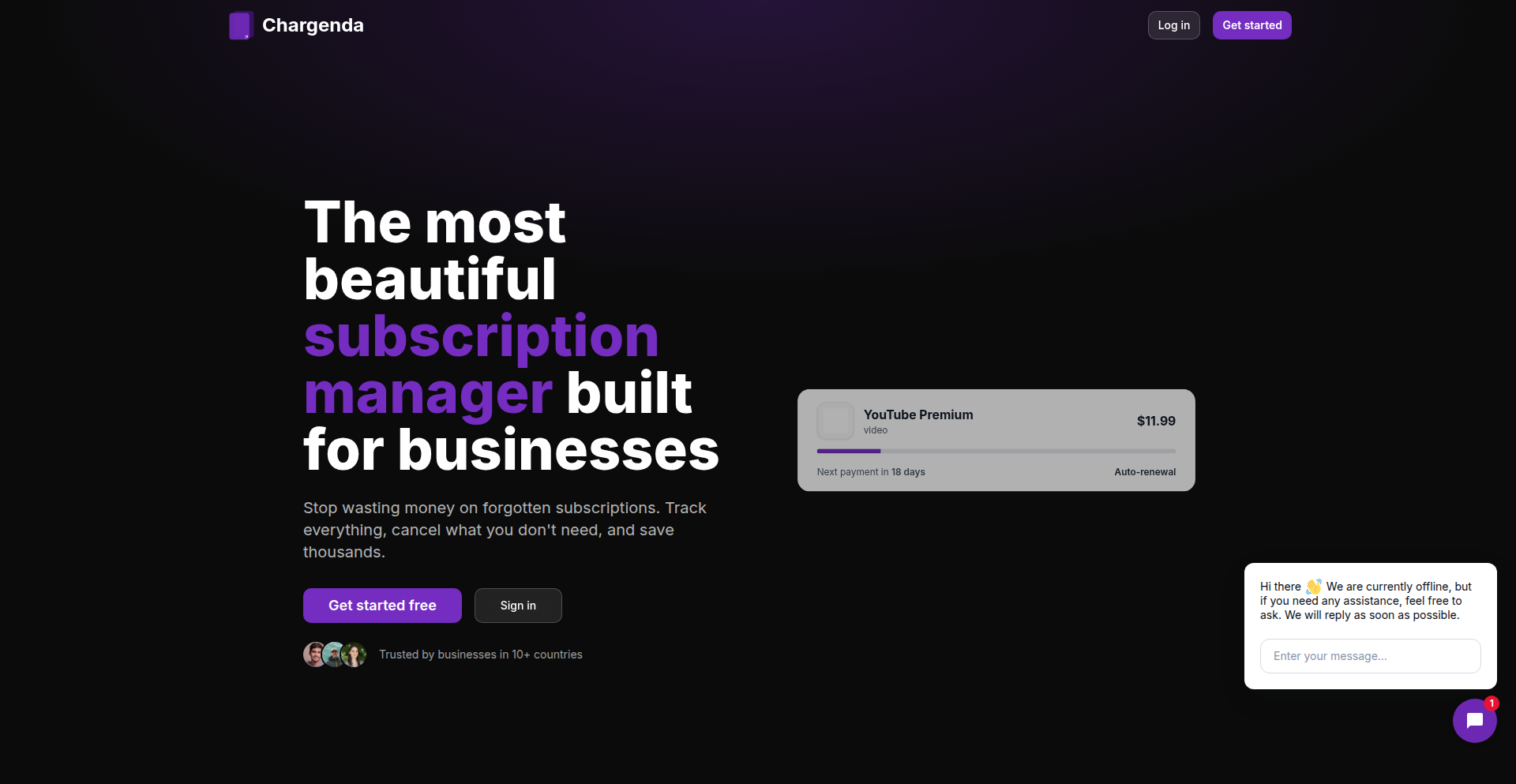 Chargenda 订阅管家