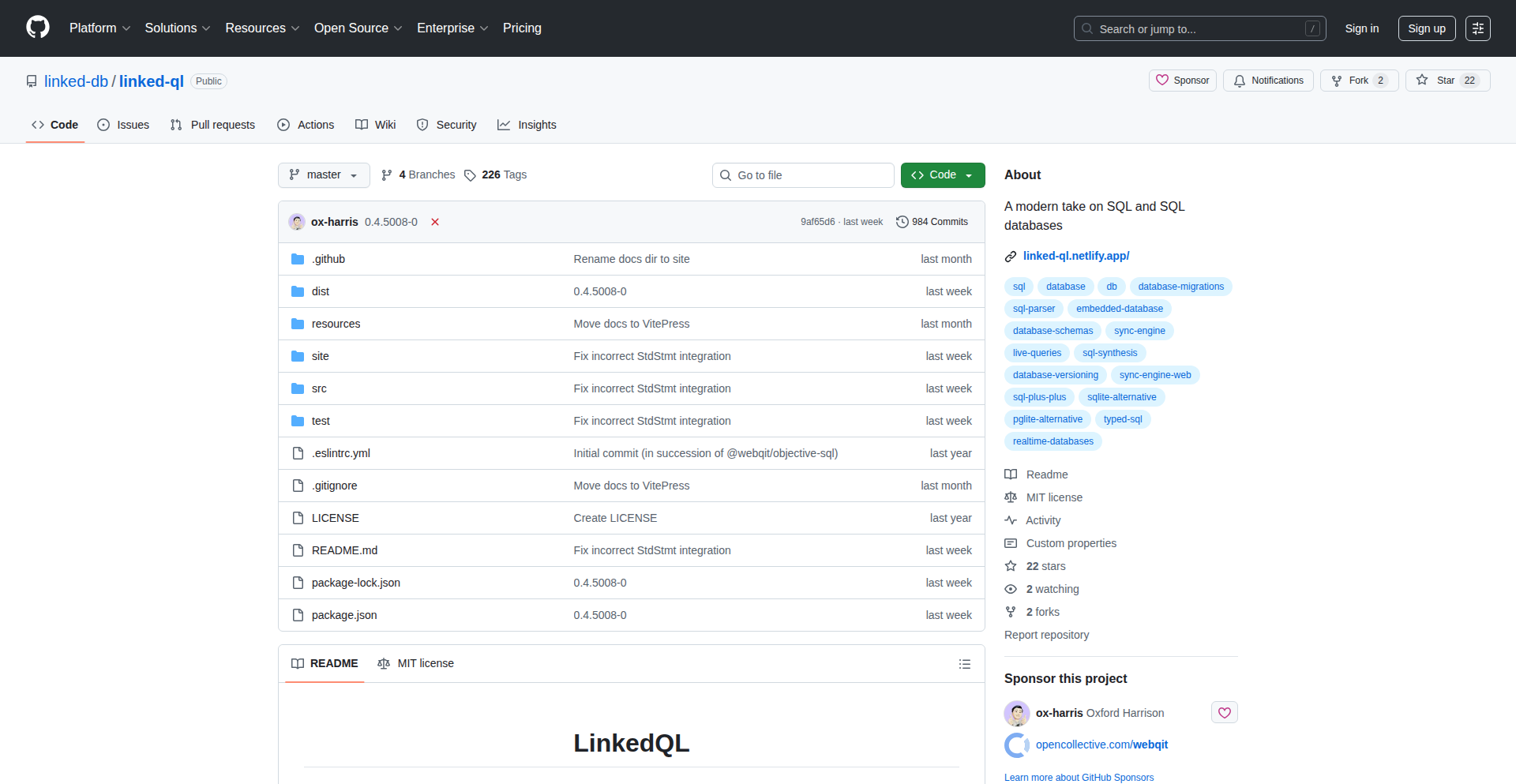 LinkedQL - 实时数据库同步查询