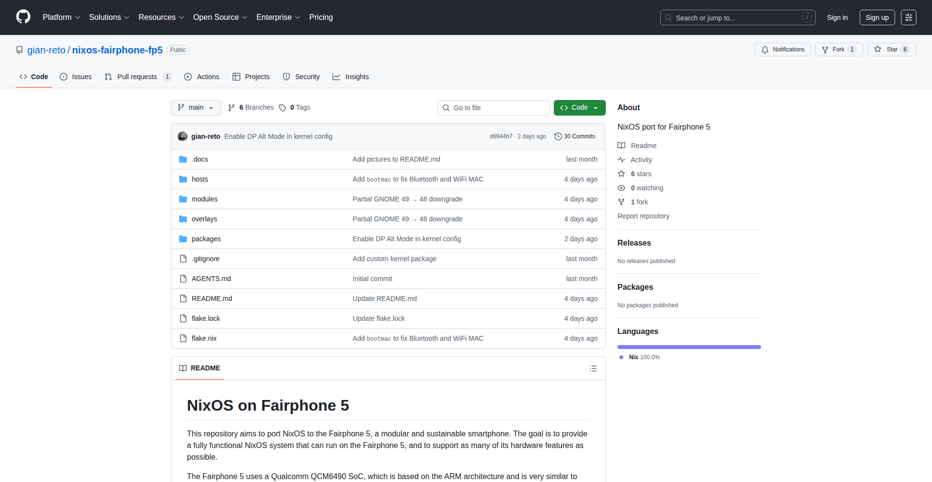 NixOS 移动版:在手机上运行完整的Linux操作系统