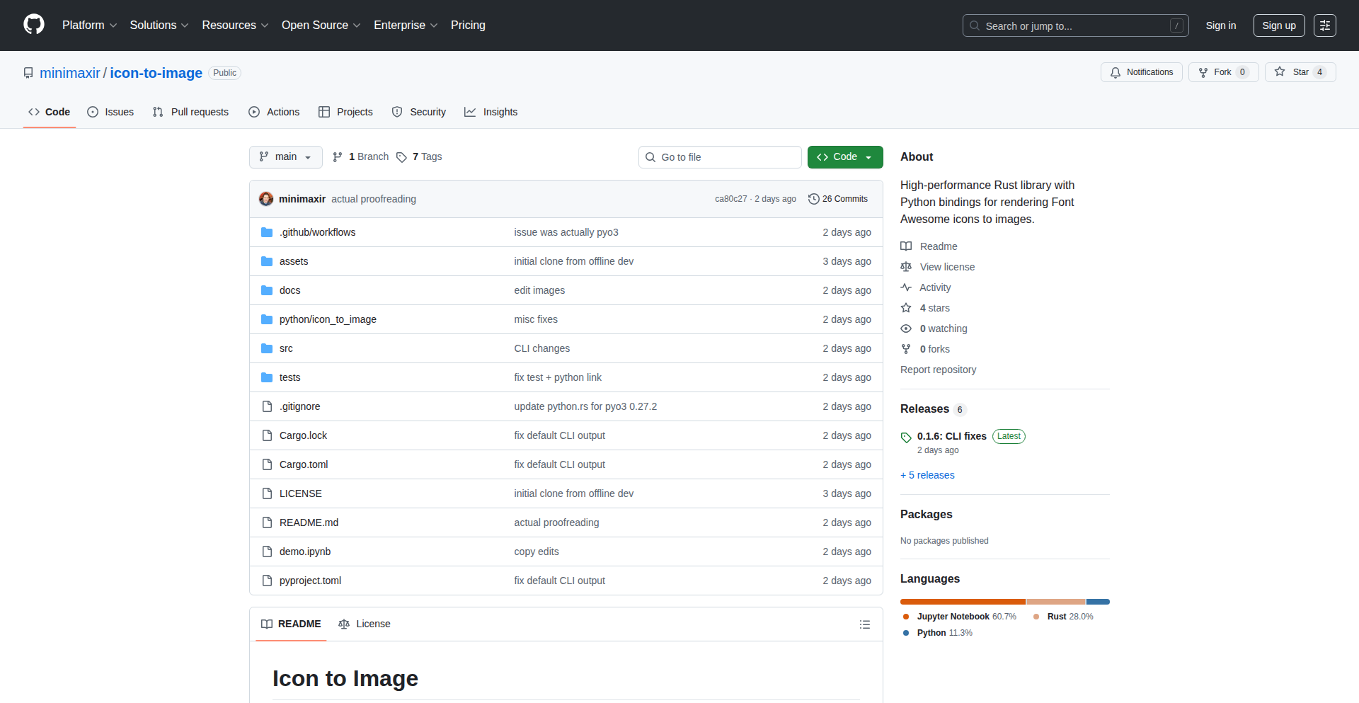 FontAwesome Image Renderer (Rust/Python)