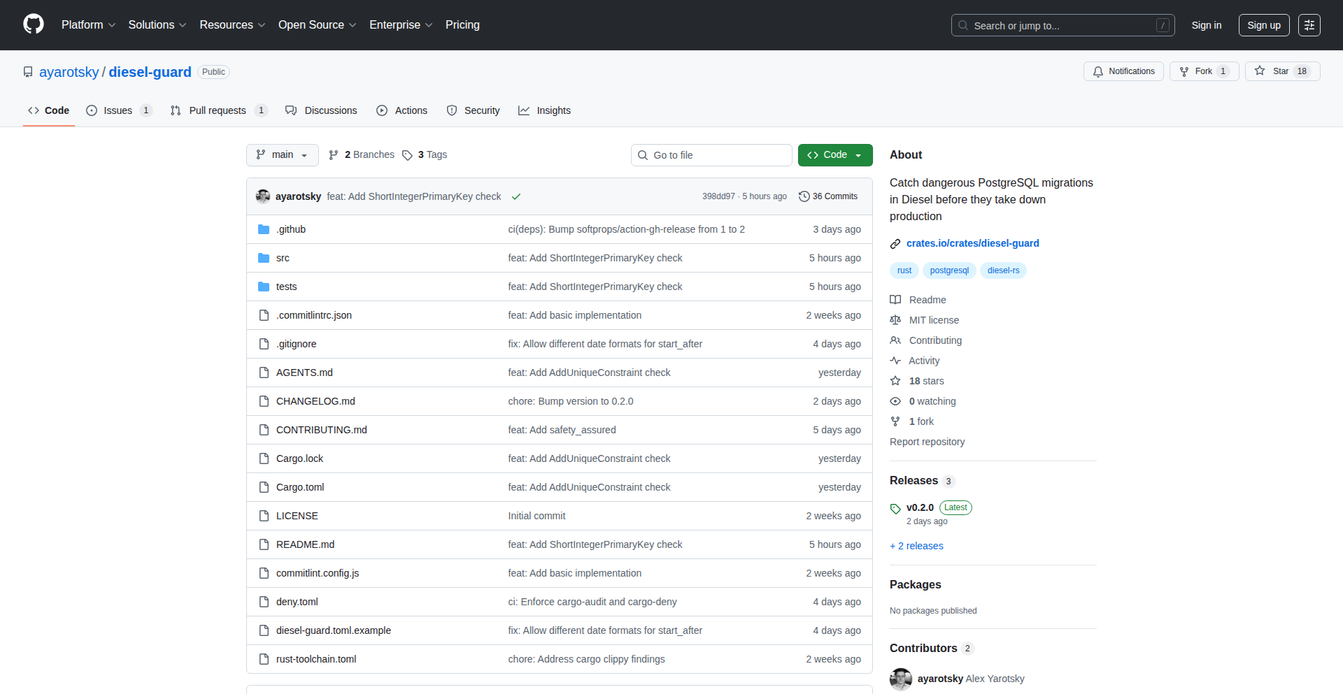 Diesel-guard:防止数据库迁移中的安全陷阱