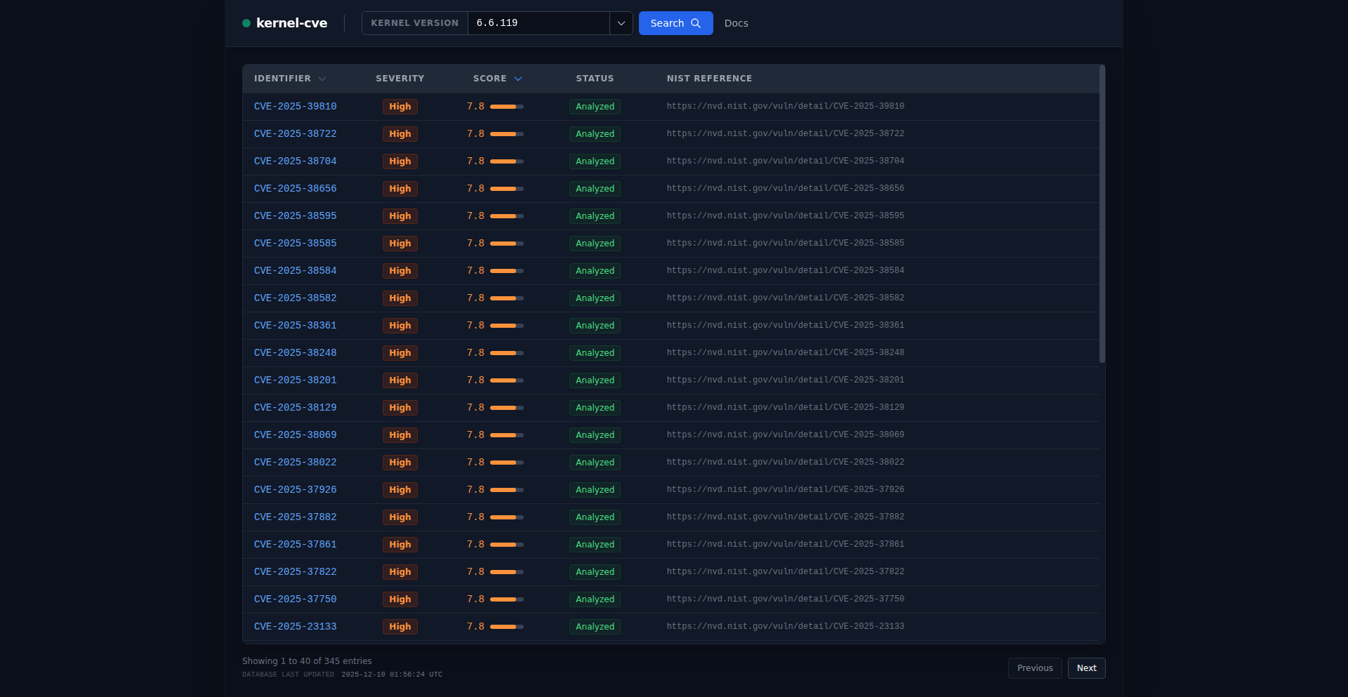 Kernel-Cve 漏洞库