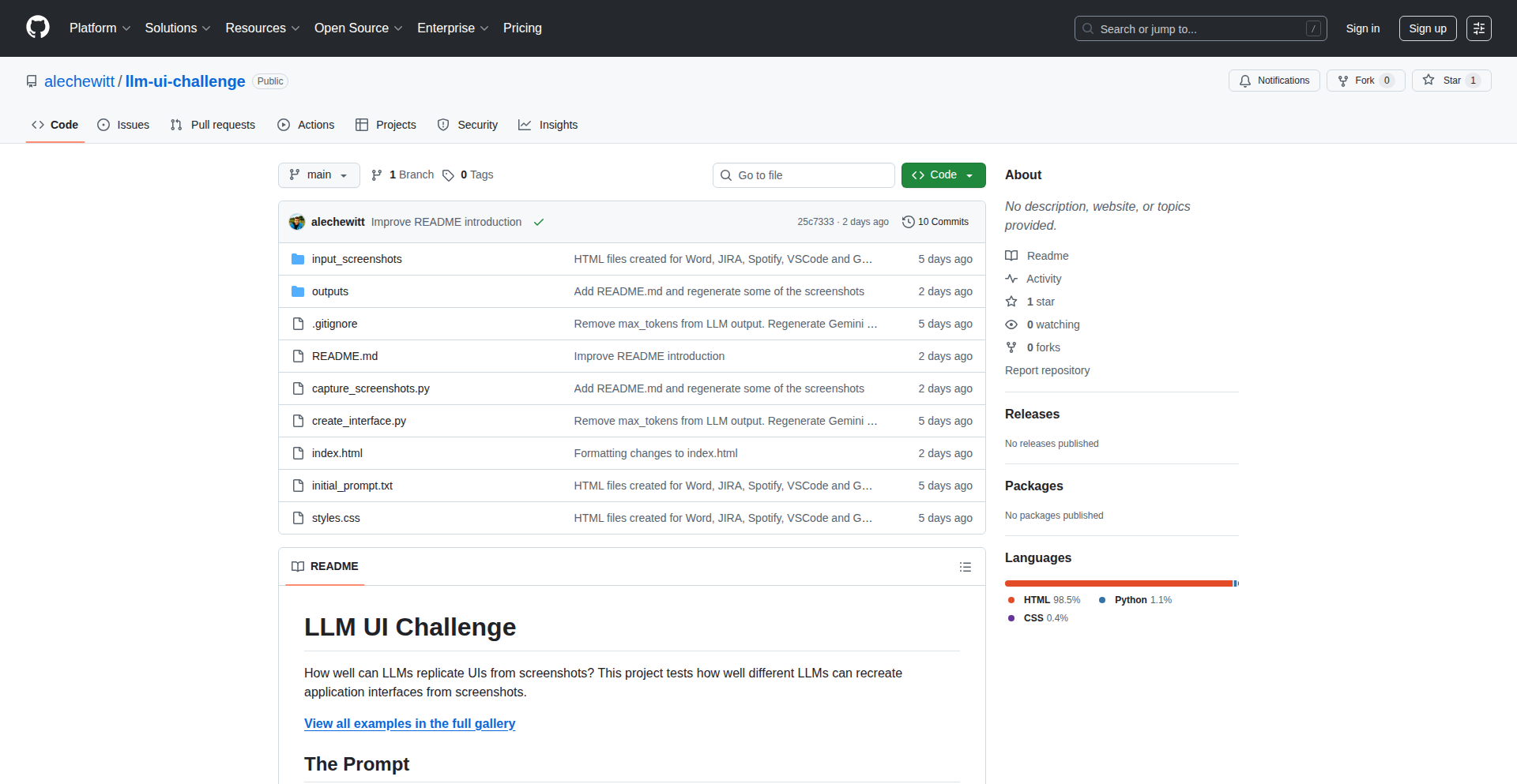 截图UI重构之LLM挑战