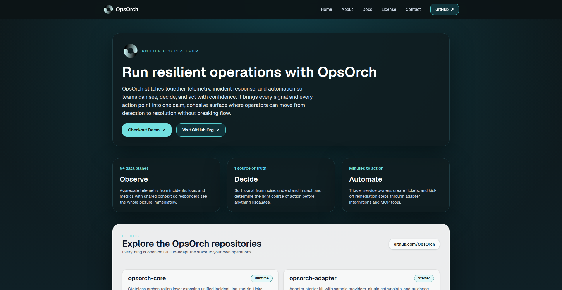 OpsOrch:全能运维胶水层