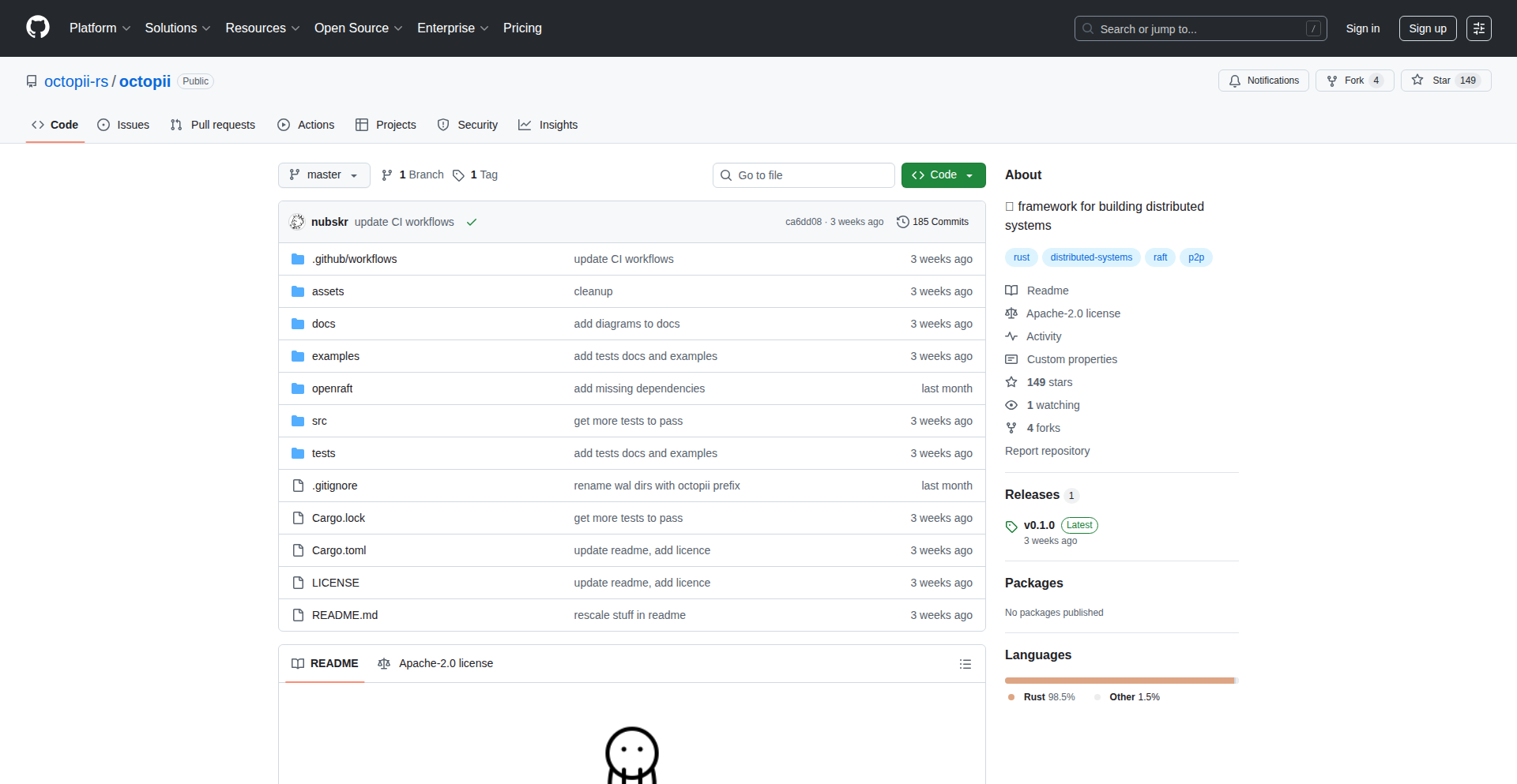 Octopii: Rust 分布式应用运行时
