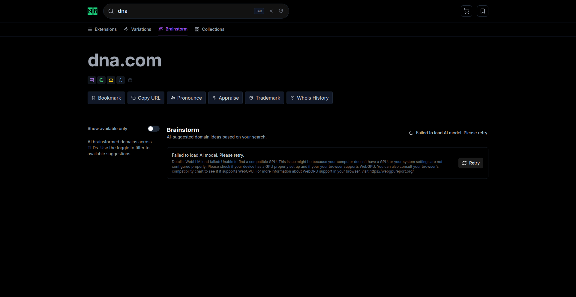 Namefi: 浏览器中的AI取名助手
