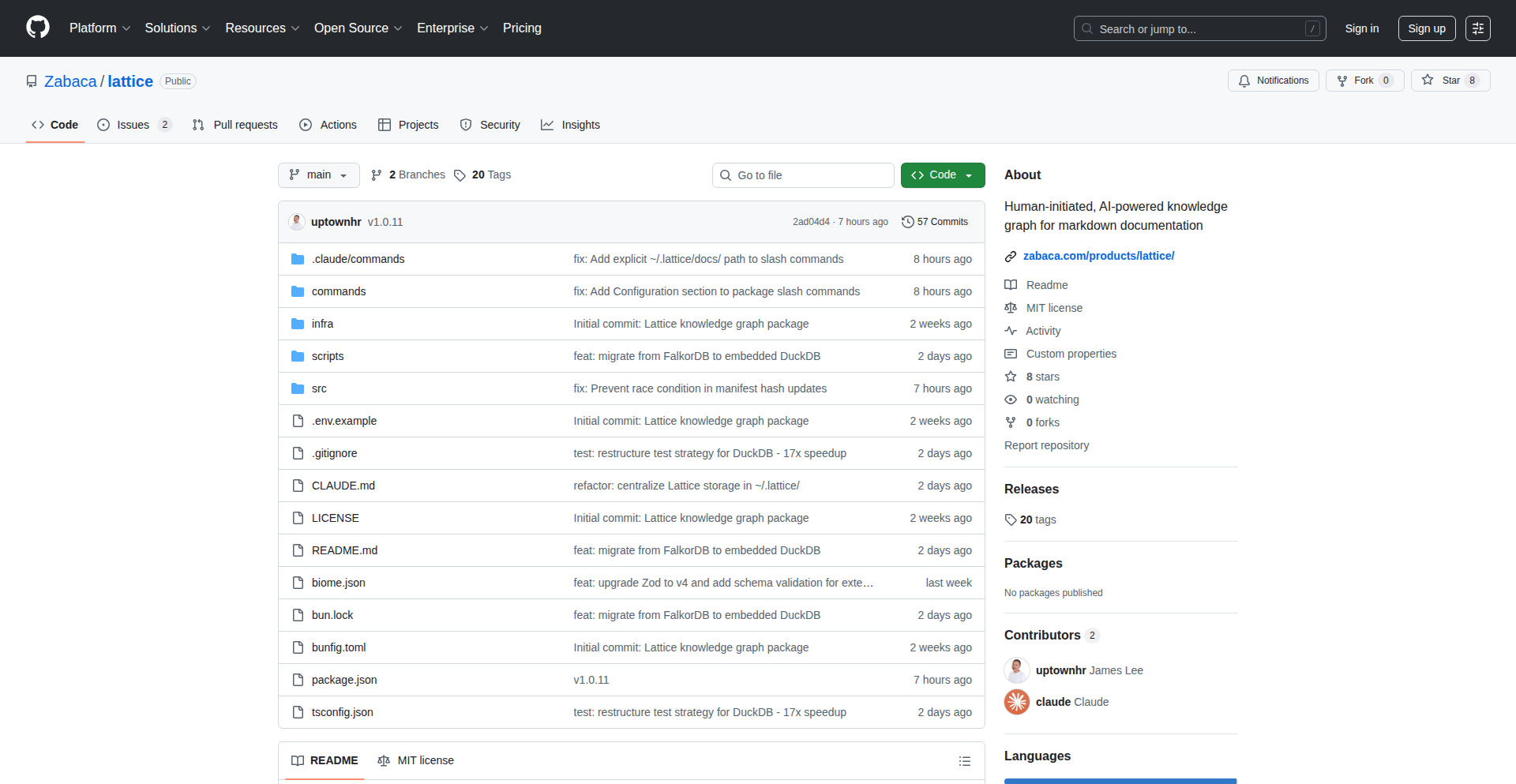 Claude代码智能分析引擎 (DuckDB-Graph)