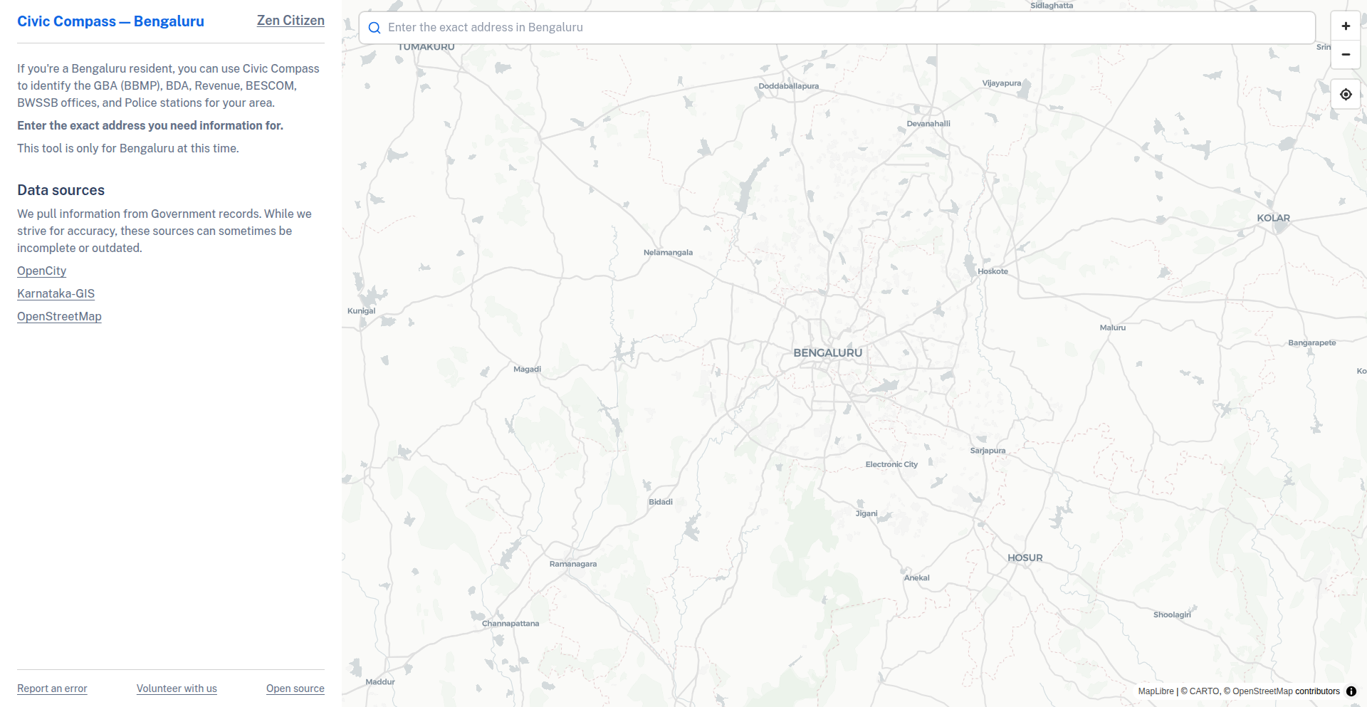 Civic Compass - 地址导引政务通