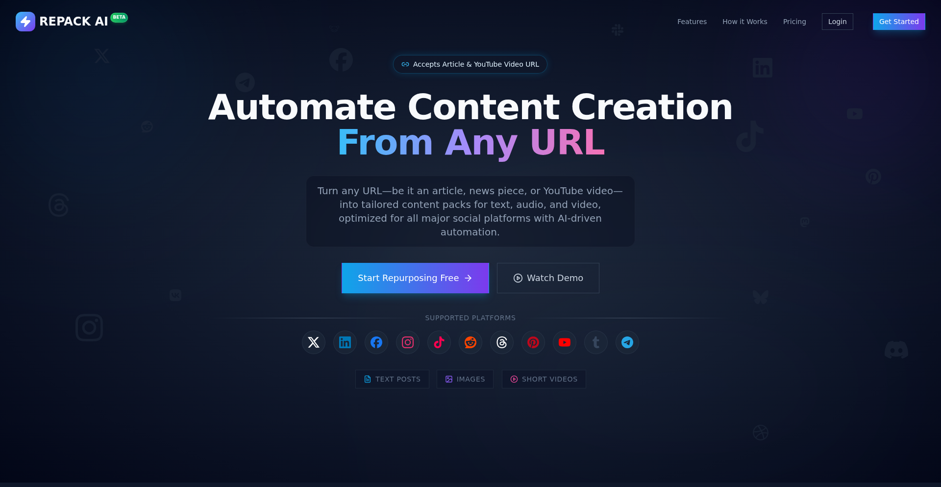 RepackAI:AI内容再包装引擎