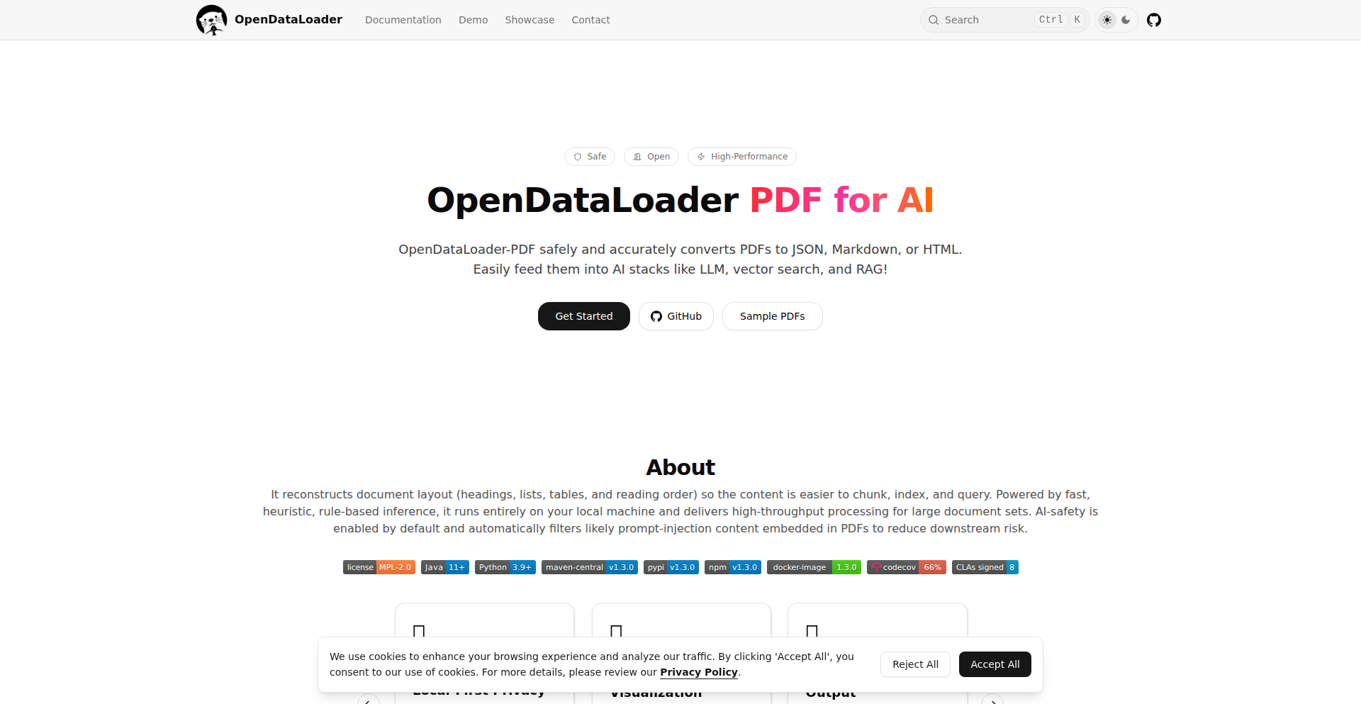 OpenDataLoader: AI的PDF数据加速器