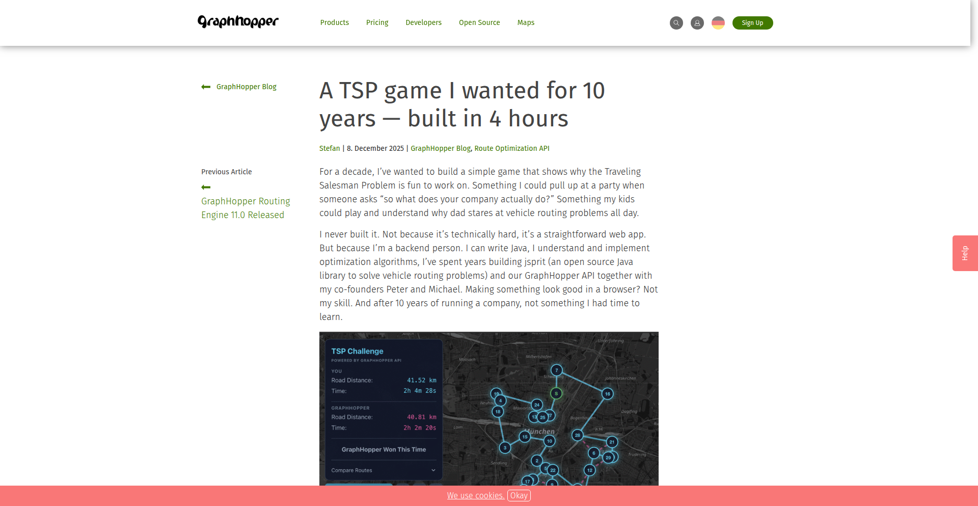 TSP寻路者:四小时速成的旅行商问题博弈