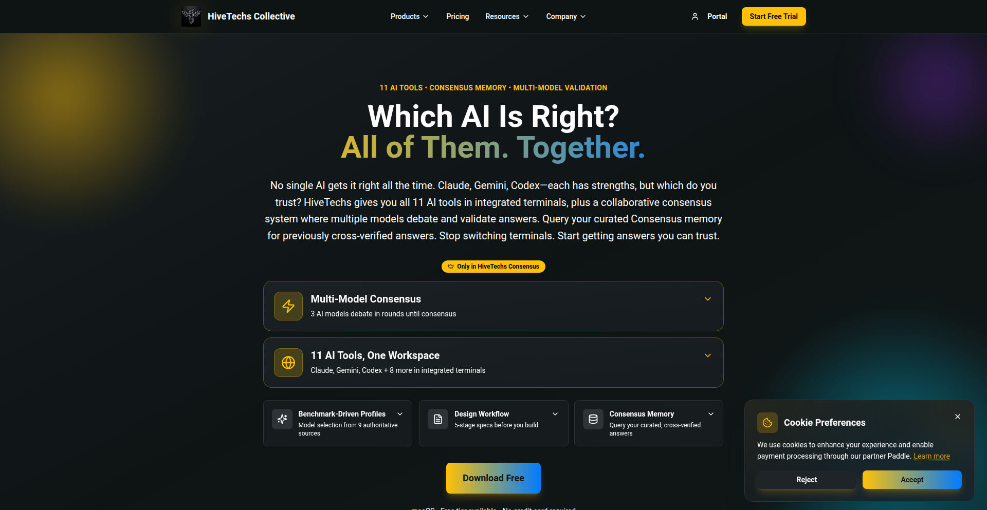 HiveTechs 智能AI集成IDE