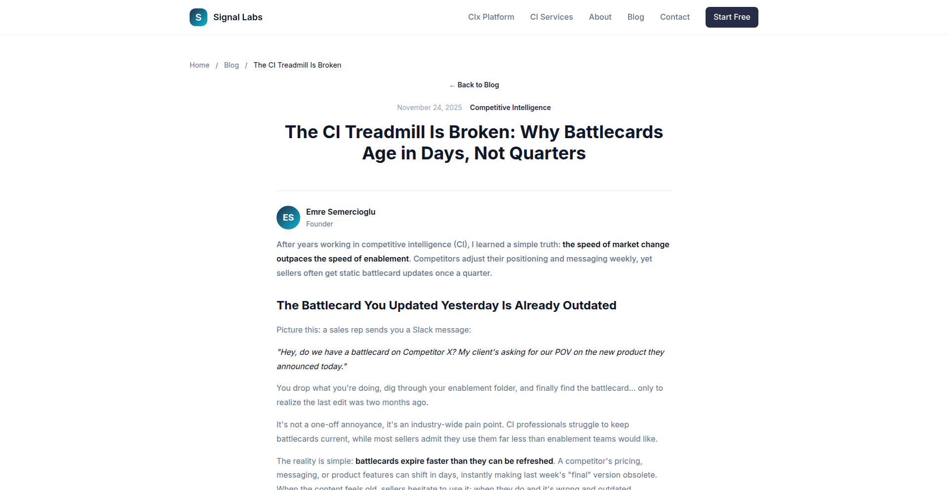 竞品洞察引擎CIx