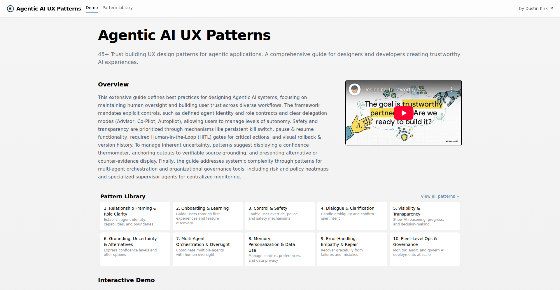 AgenticAI Trust Patterns