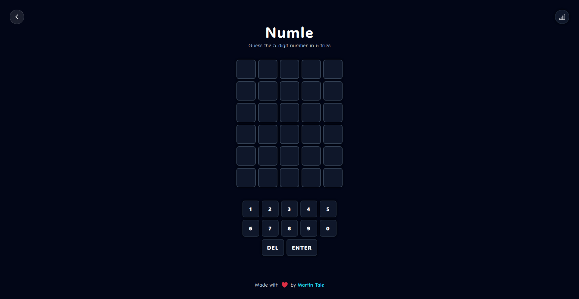 Numle:数字华容道,Wordle的极简变体