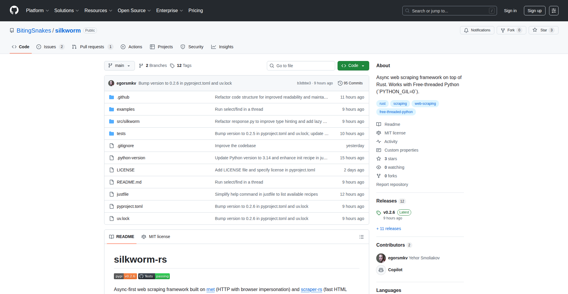 Silkworm-rs: Rust驱动的高速异步爬虫框架