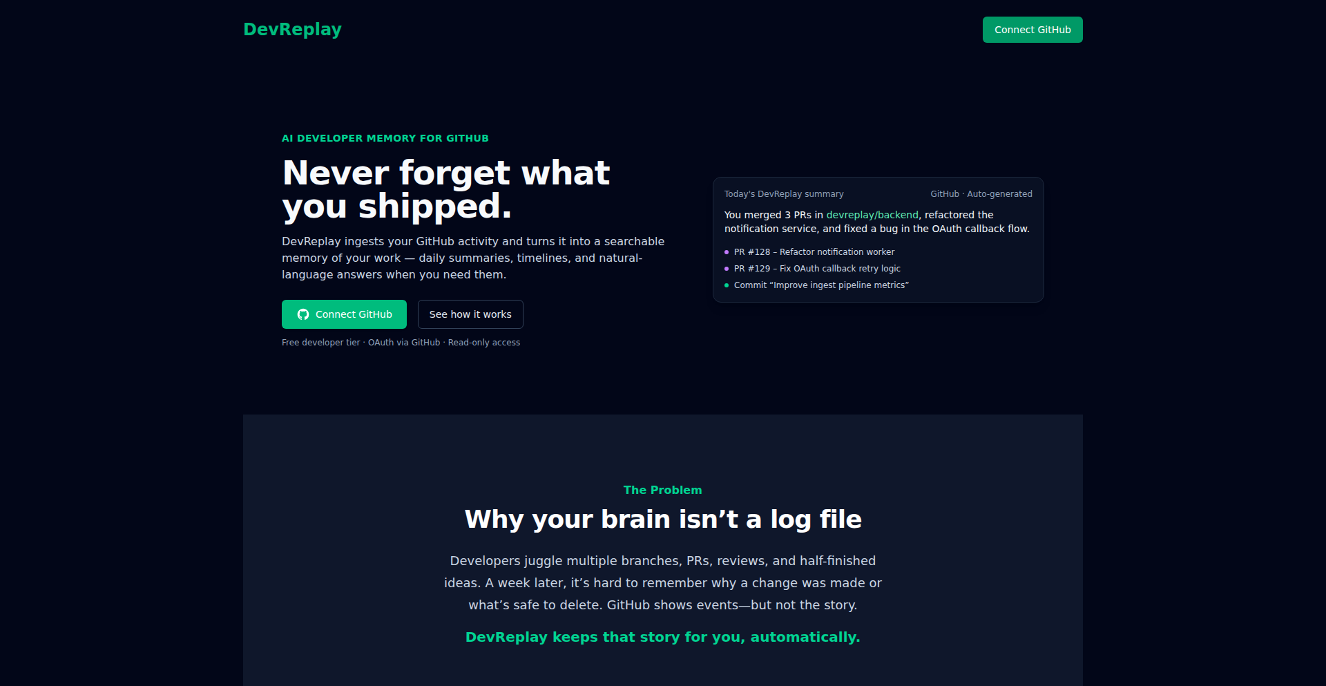 DevReplay: 代码时光机