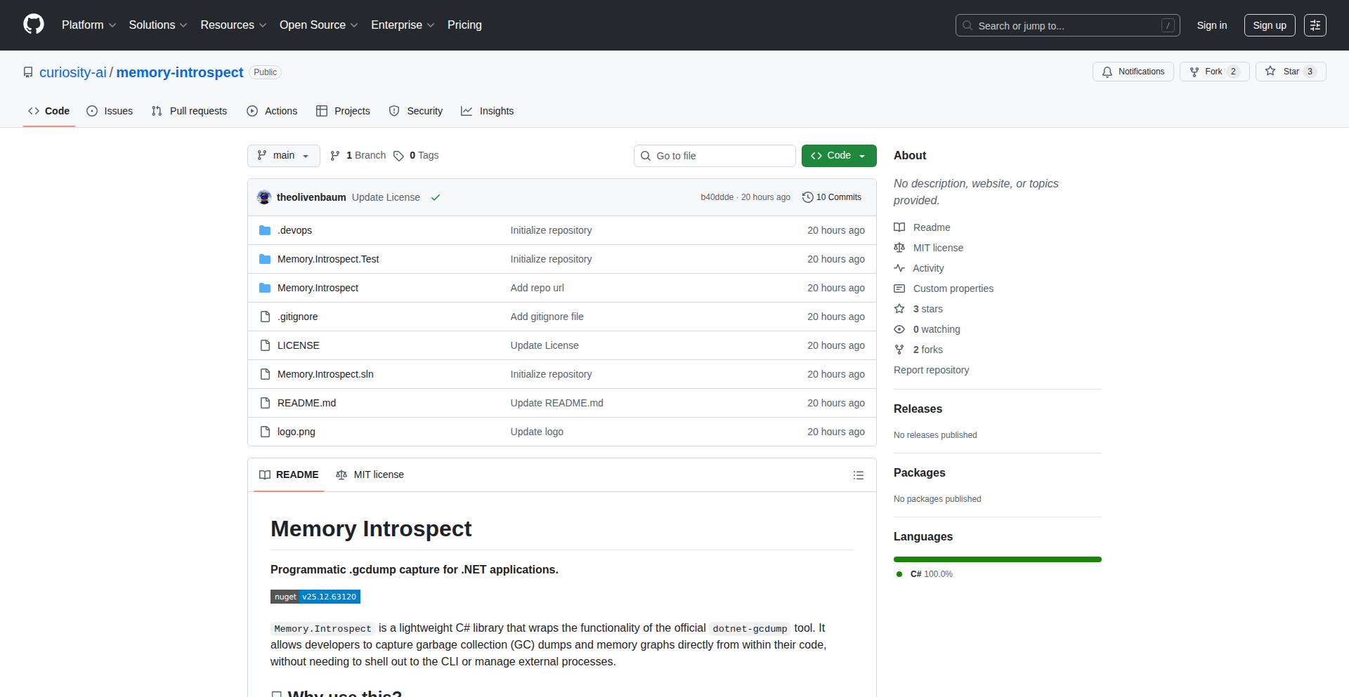 Memory Introspect: C# 内存快照探针