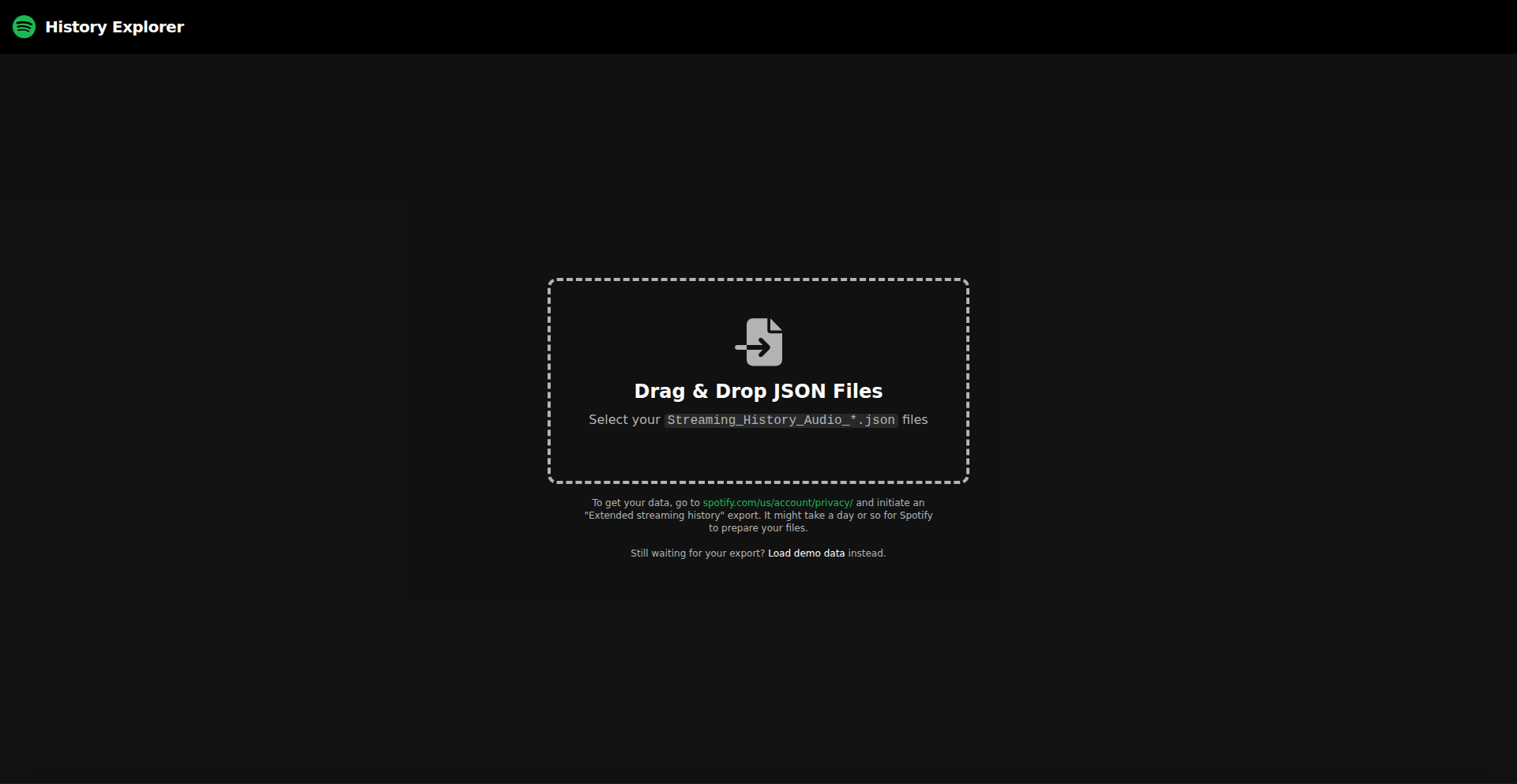 Spotifyストリーム履歴探求ツール