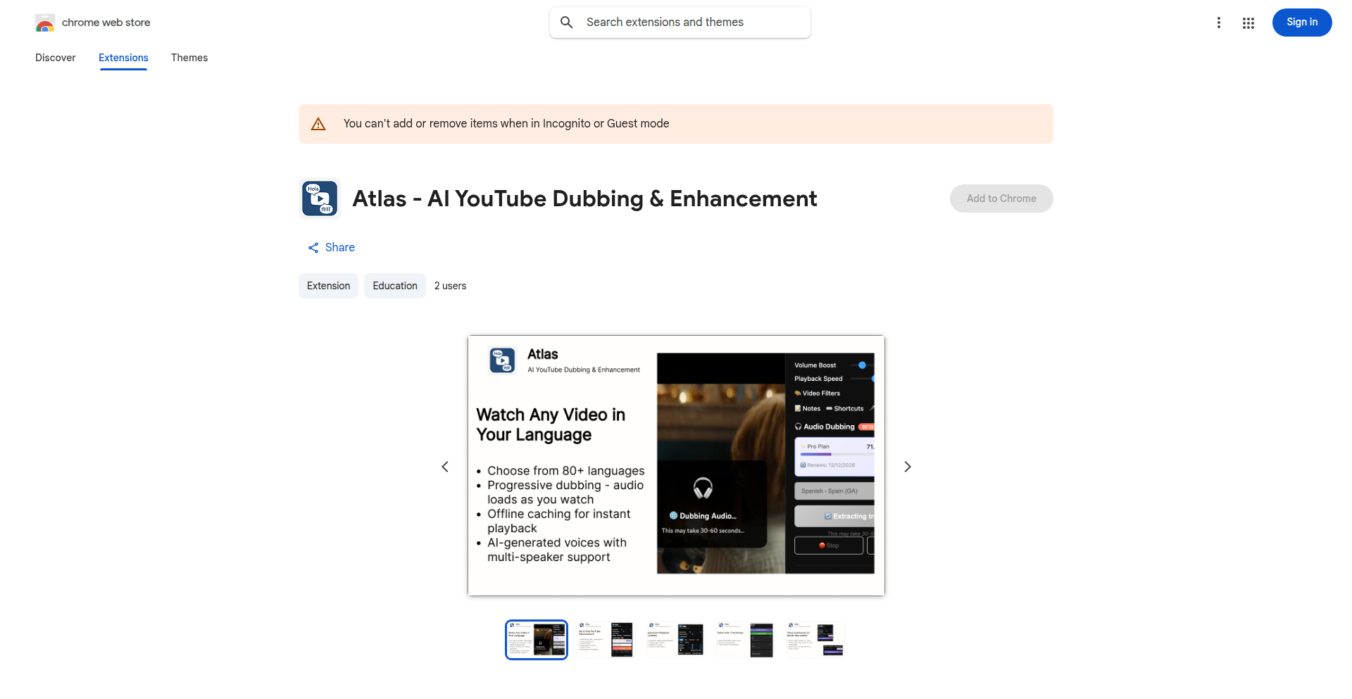 Atlas AI: YouTube多言語化・高音質化スタジオ
