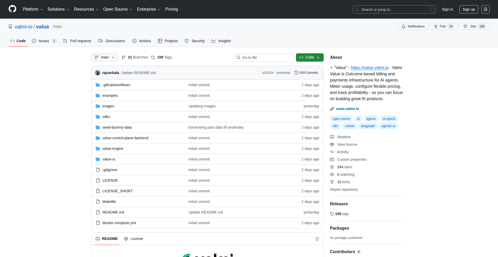 Valmi Value: AIエージェント向け成果報酬型決済基盤