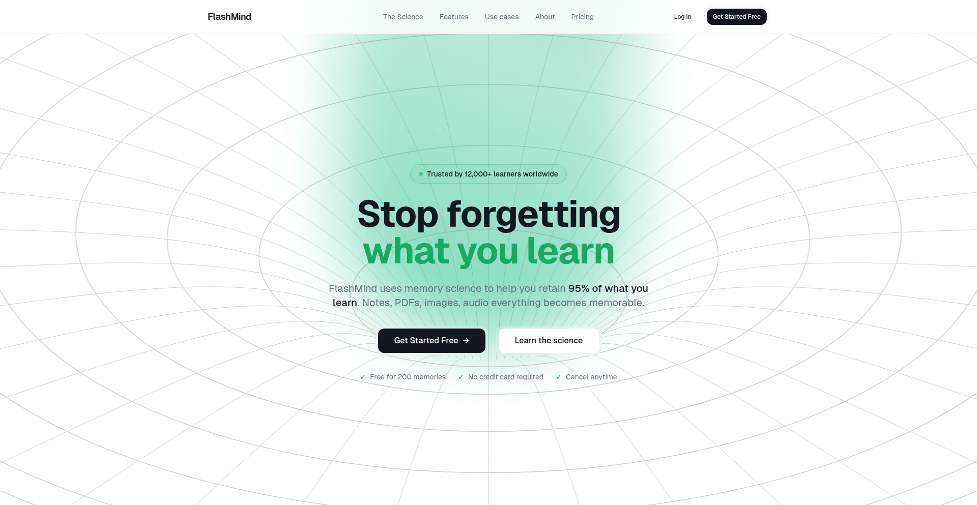 記憶忘却可視化ツール "Flashmind"
