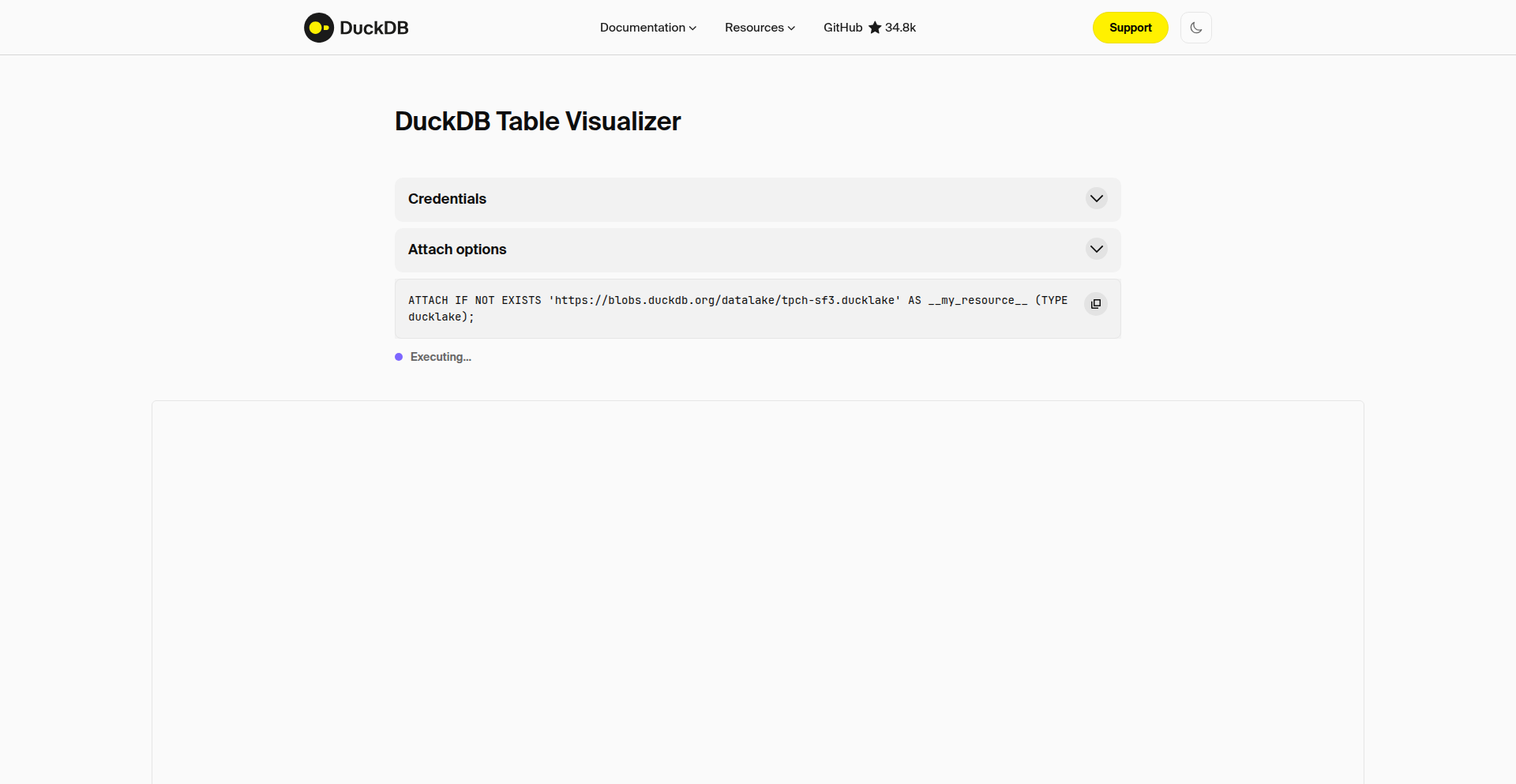 ブラウザでIcebergを可視化するDuckDB