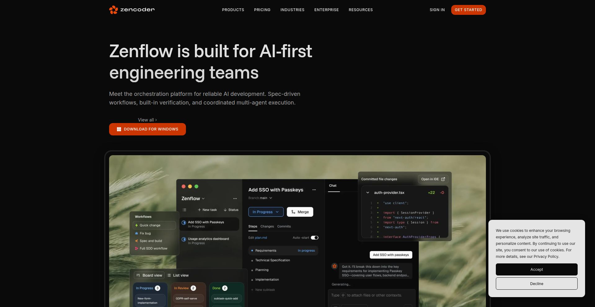 Zenflow: AIコーディングワークフロー・オーケストレーター