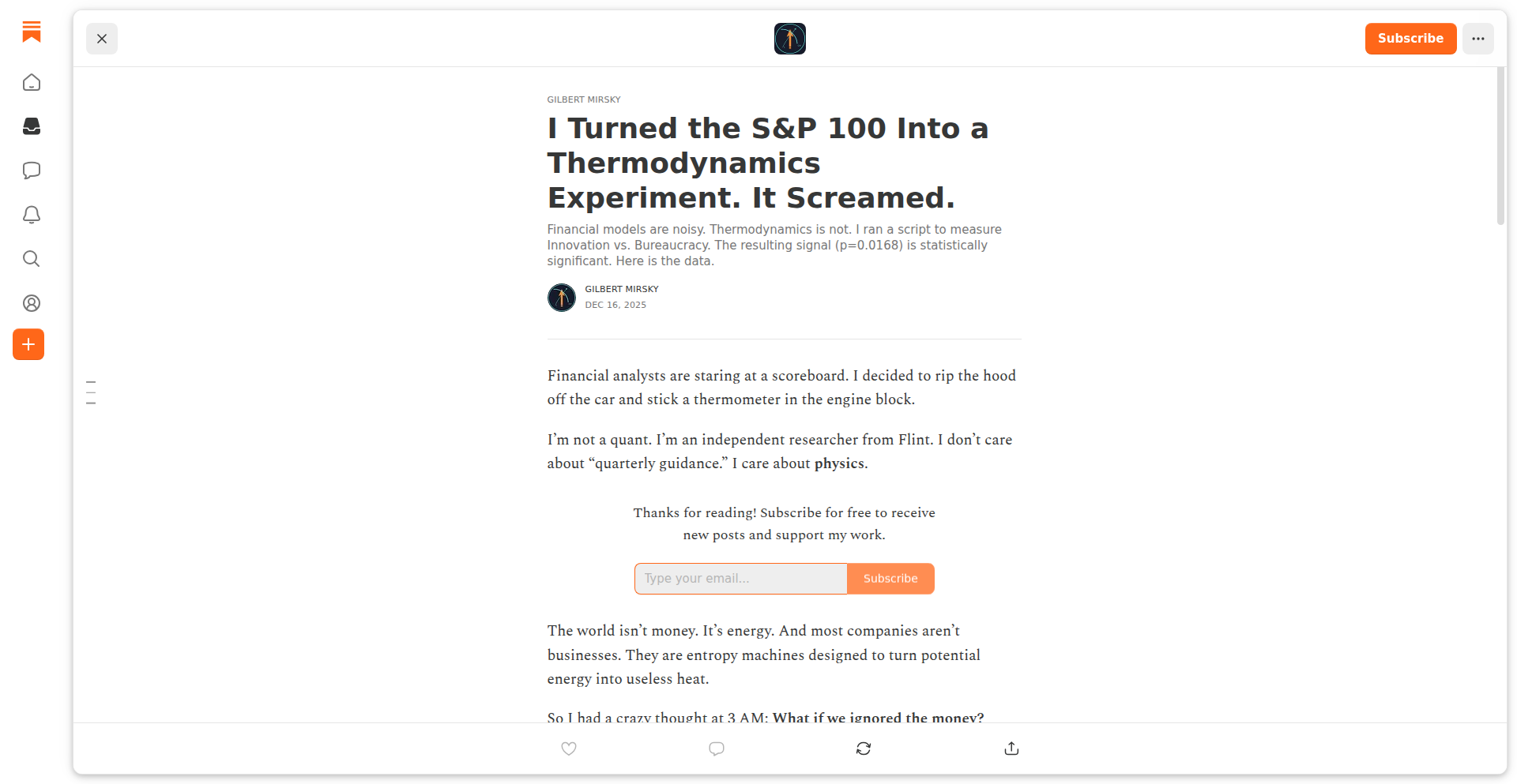 Mirsky Ratio - 研究開発費対販売一般管理費比率予測S&P100