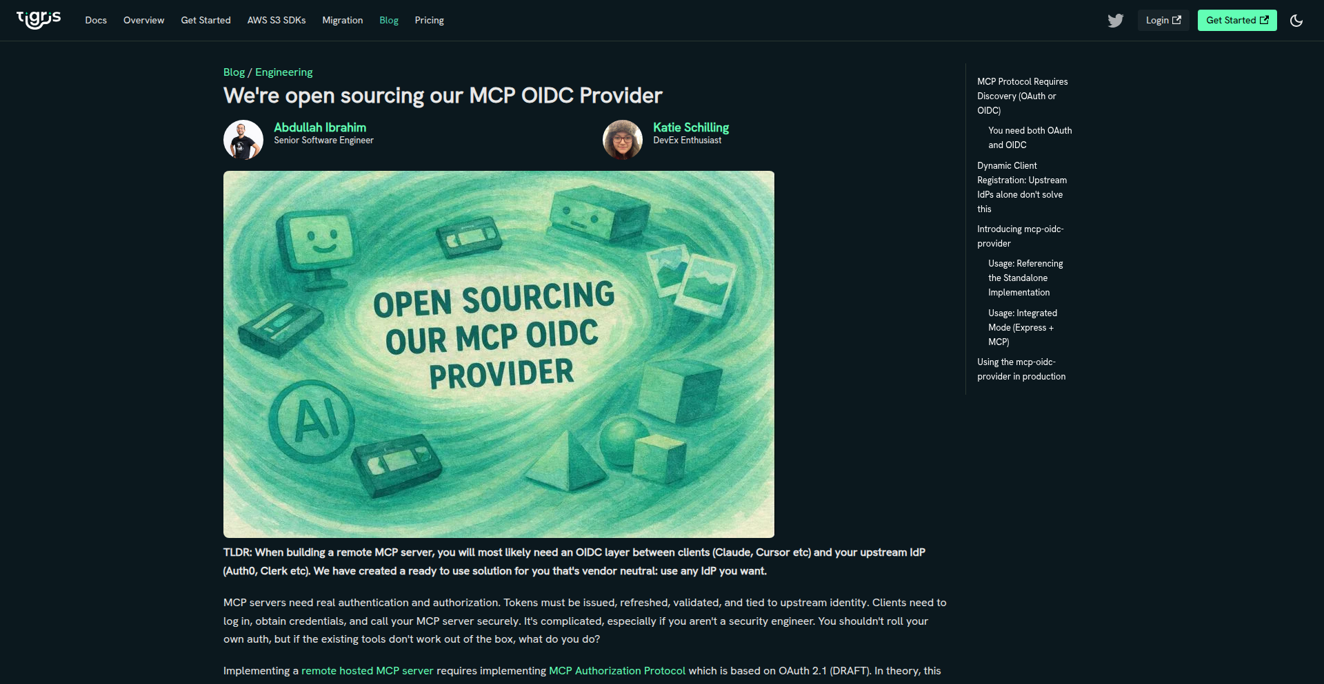 OpenMCP OIDC オープンソースプロバイダー
