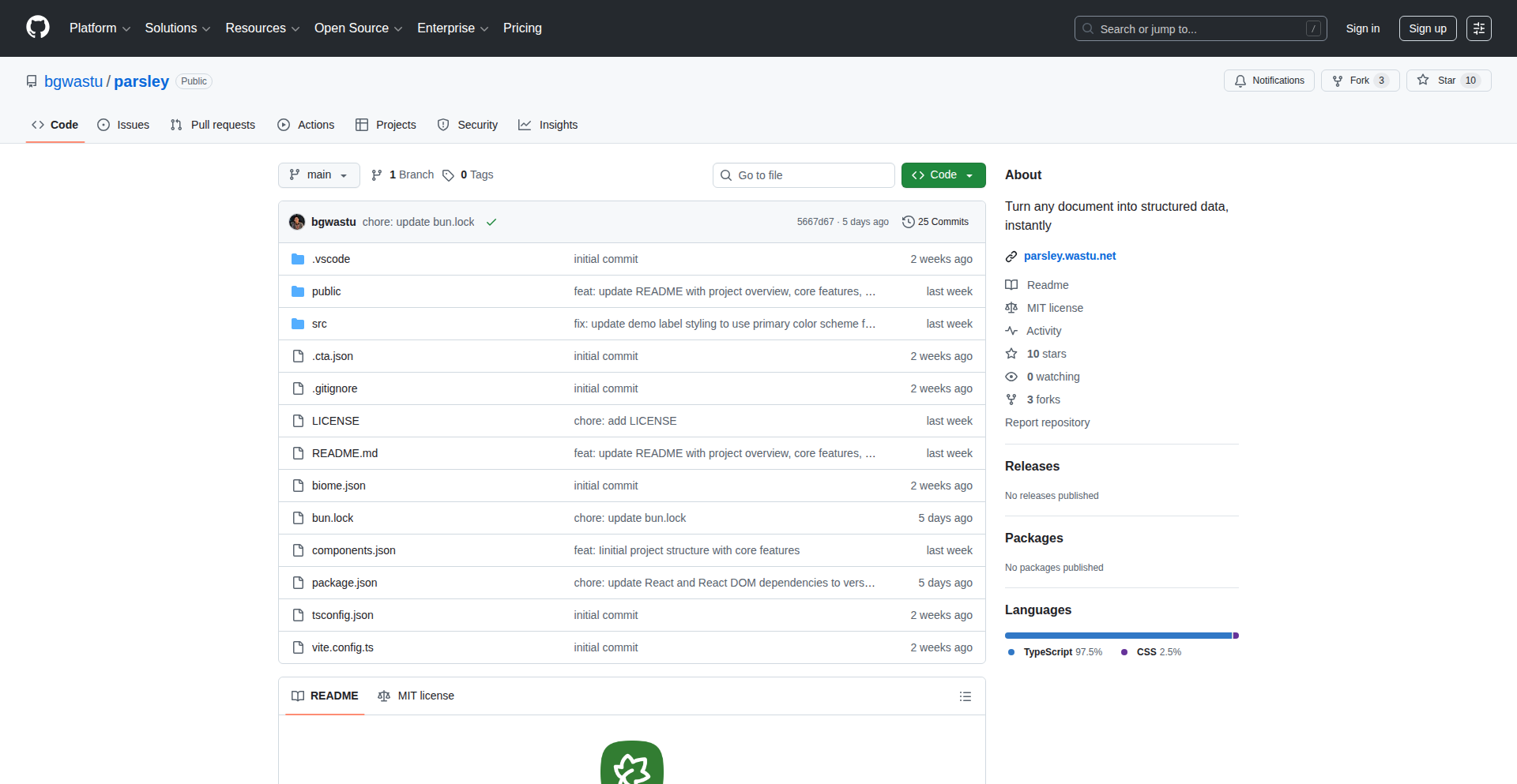 Parsley: PDF/画像解析AIエンジン