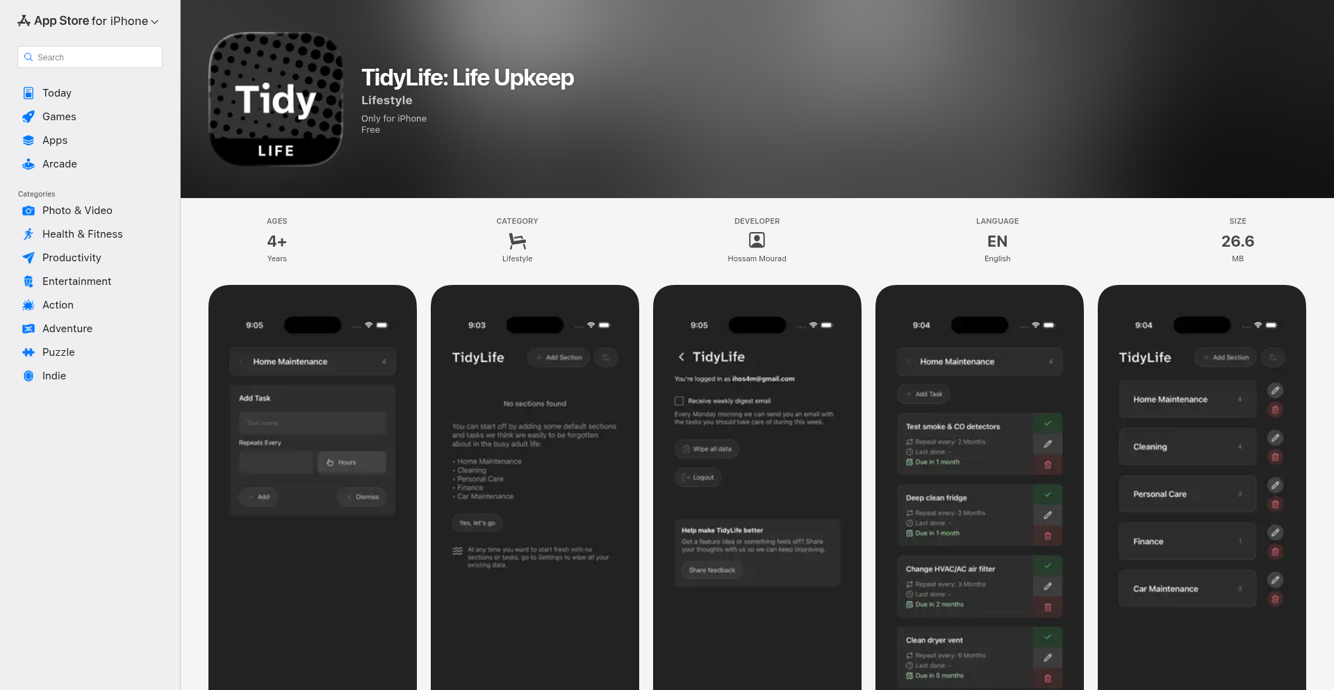 TidyLife: 習慣定着化タスク管理システム
