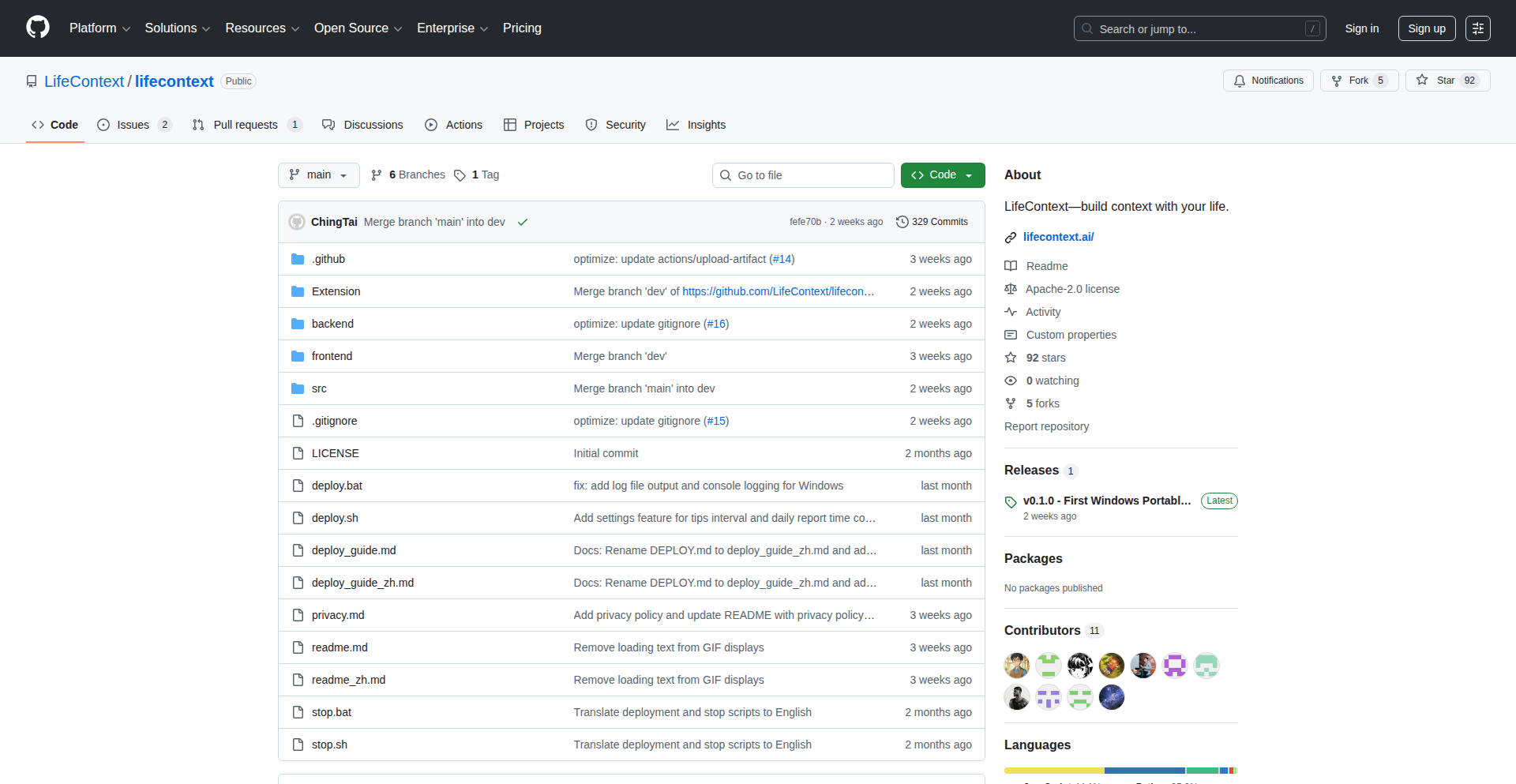 LifeContext: 人生文脈構築ツール