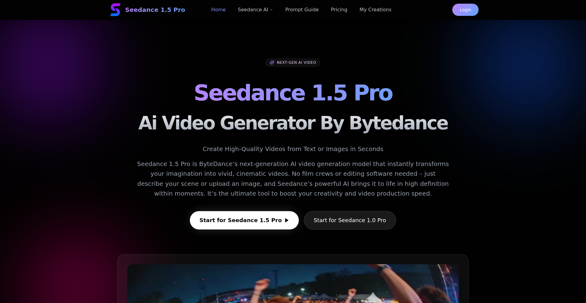 Seedance: 电影级音视频原生同步生成器