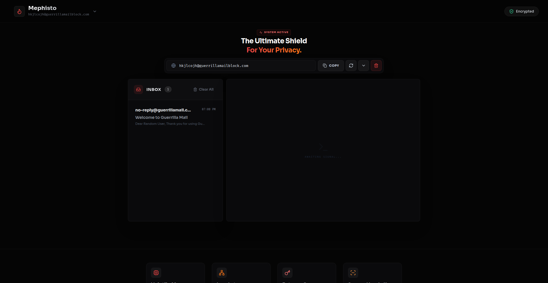 Mephisto 瞬息邮箱