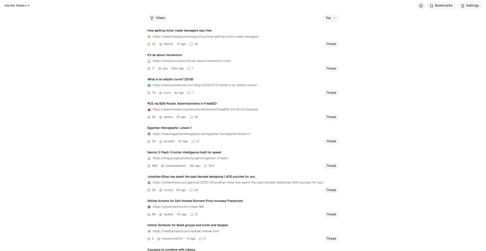 HN++: Hacker News 增强工具