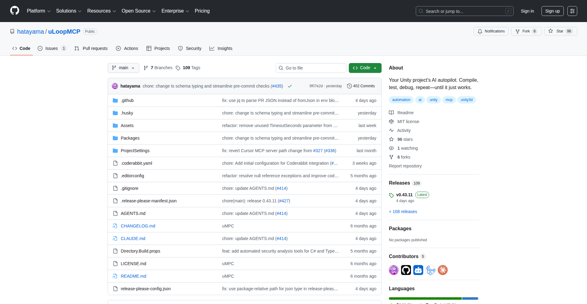 AI驱动的Unity项目自动化助手