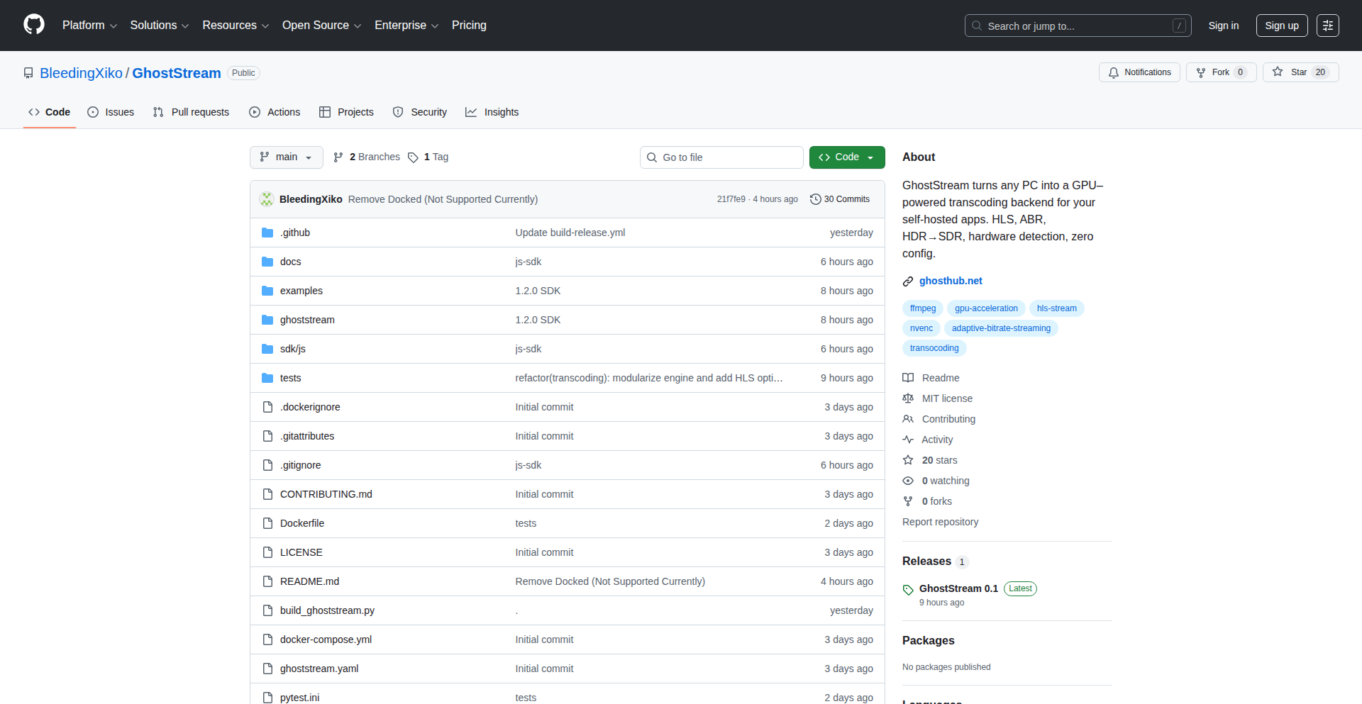 GhostStream: 极速硬件转码利器