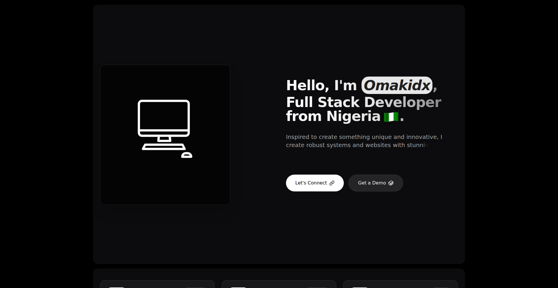 Re-Built 个人作品集展示引擎