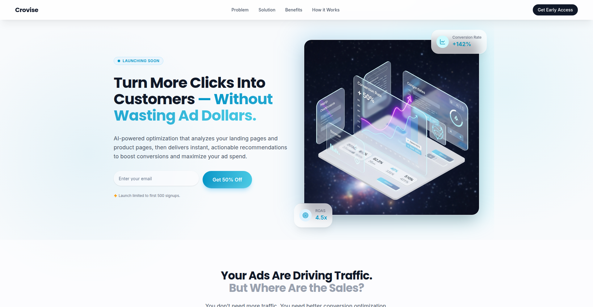 Crovise 落地页洞察引擎