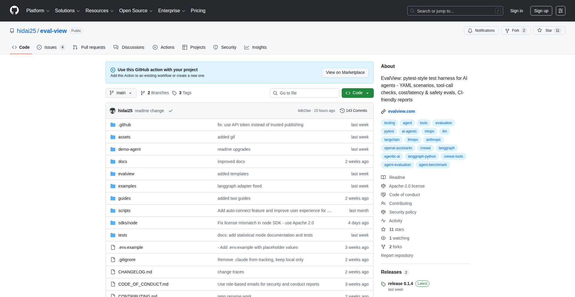 AI Agent 幻觉预算测试器 (EvalView)