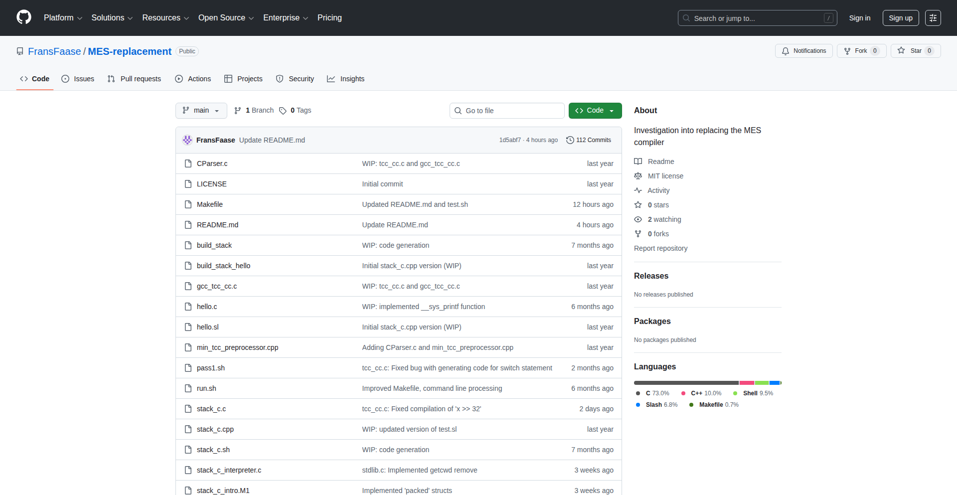 C-Compiler自举器: TCC的自我重生