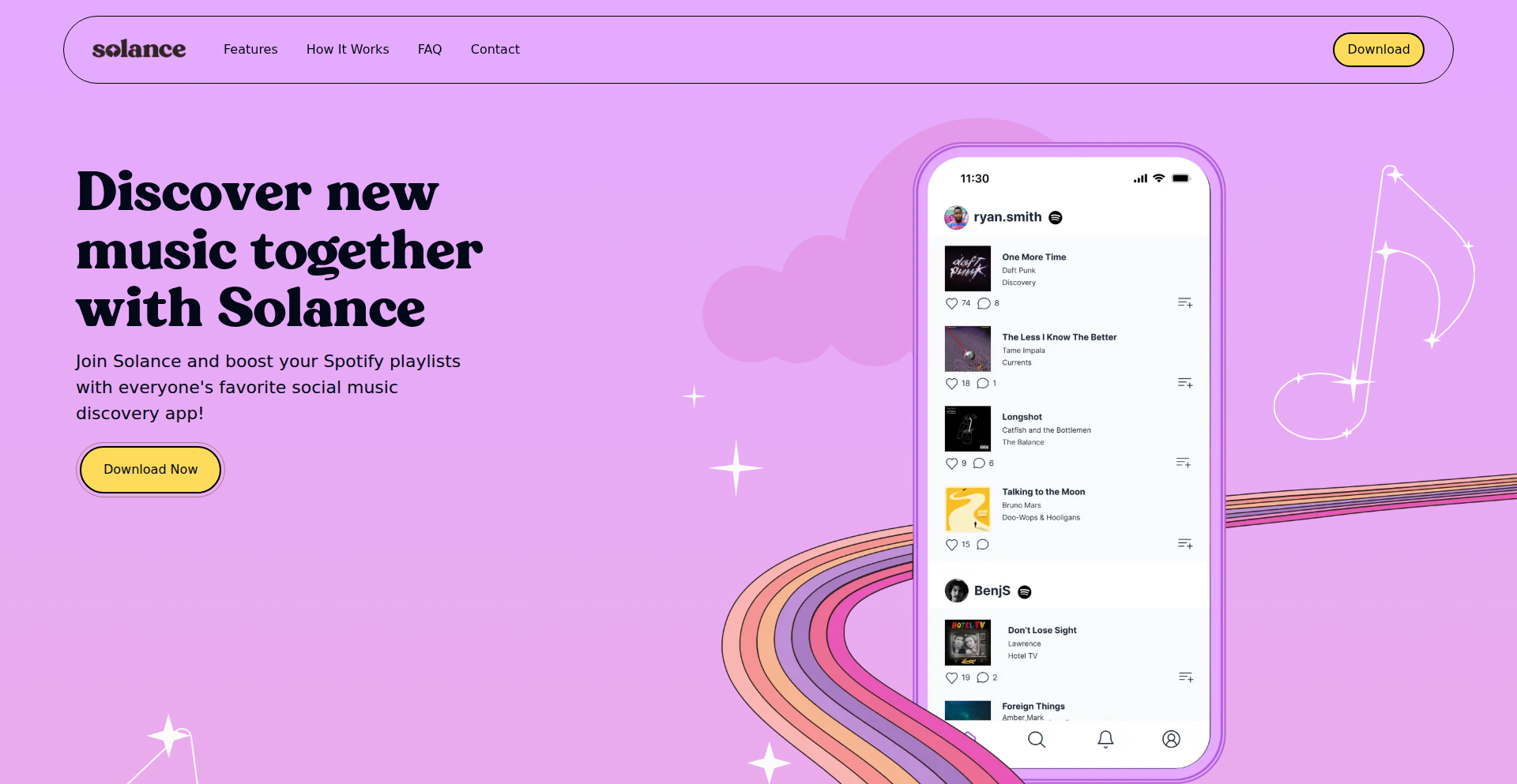 Solance 社交音乐发现引擎